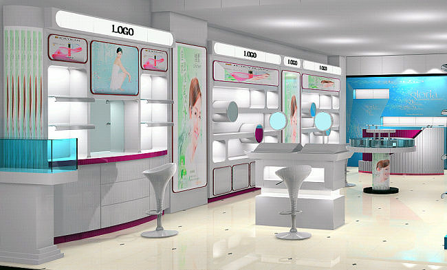 綿陽專業化妝品店設計公司 卓巧裝飾 |空間|室內設計|商業空間設計 